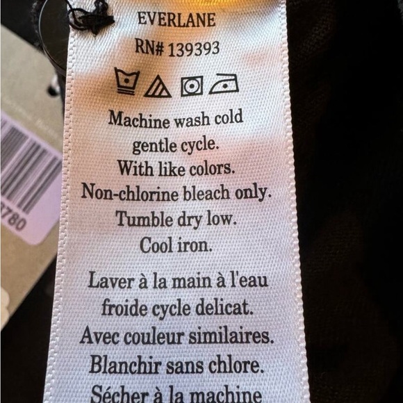 Everlane The Organic Wide Leg Pant Womens Sz 6 High Waist - Picture 5 of 6